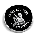 I'm Delightful Hard Hat Decal