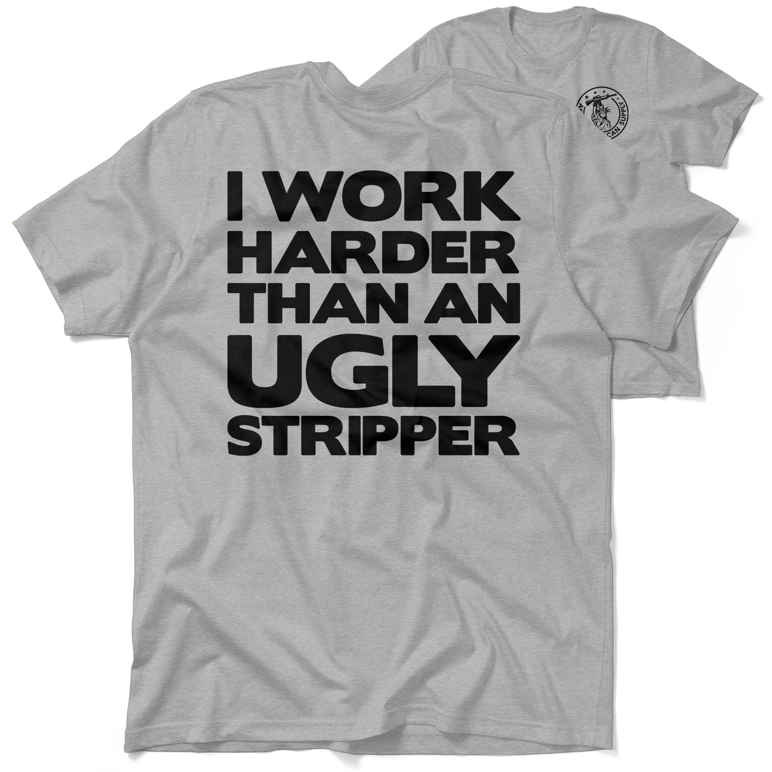 Work Harder - Safety Yellow T-Shirt