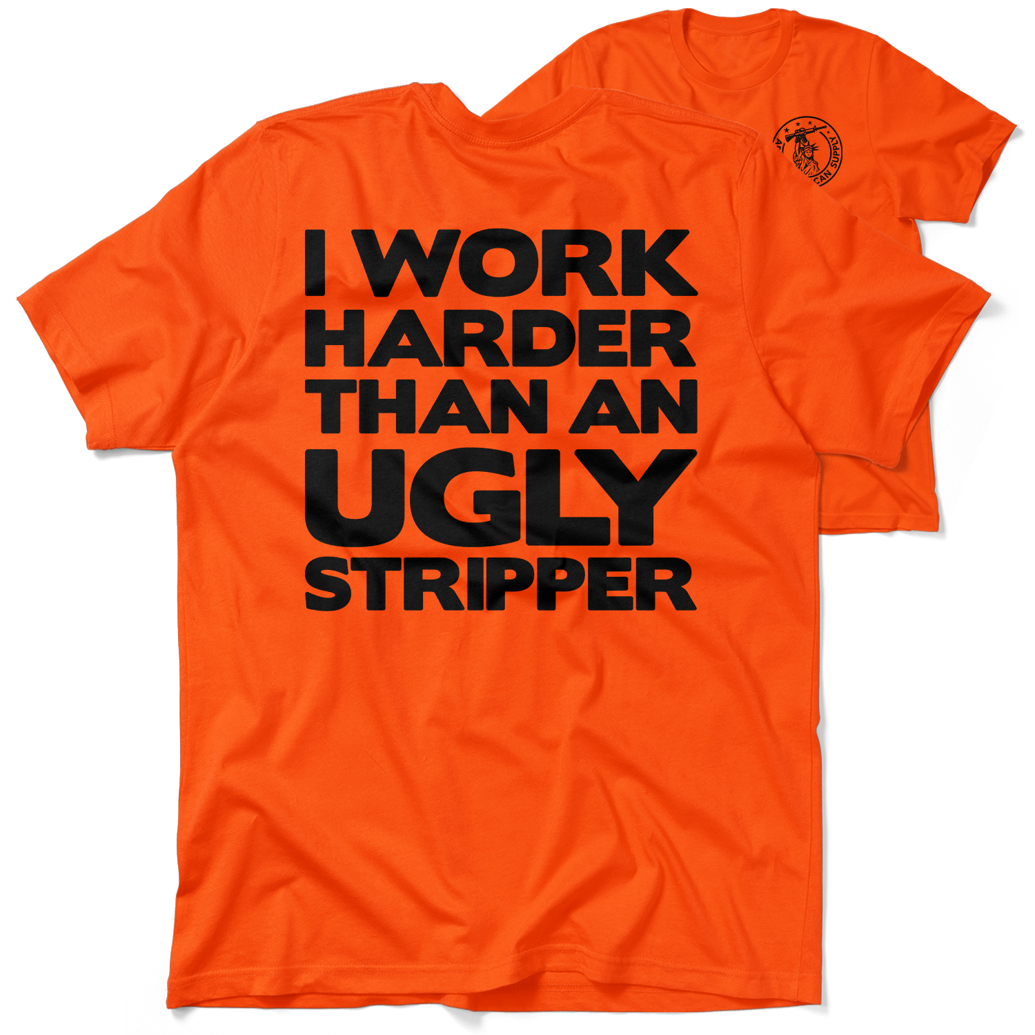 Work Harder - Safety Yellow T-Shirt