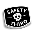 Safety Third Hard Hat Decal