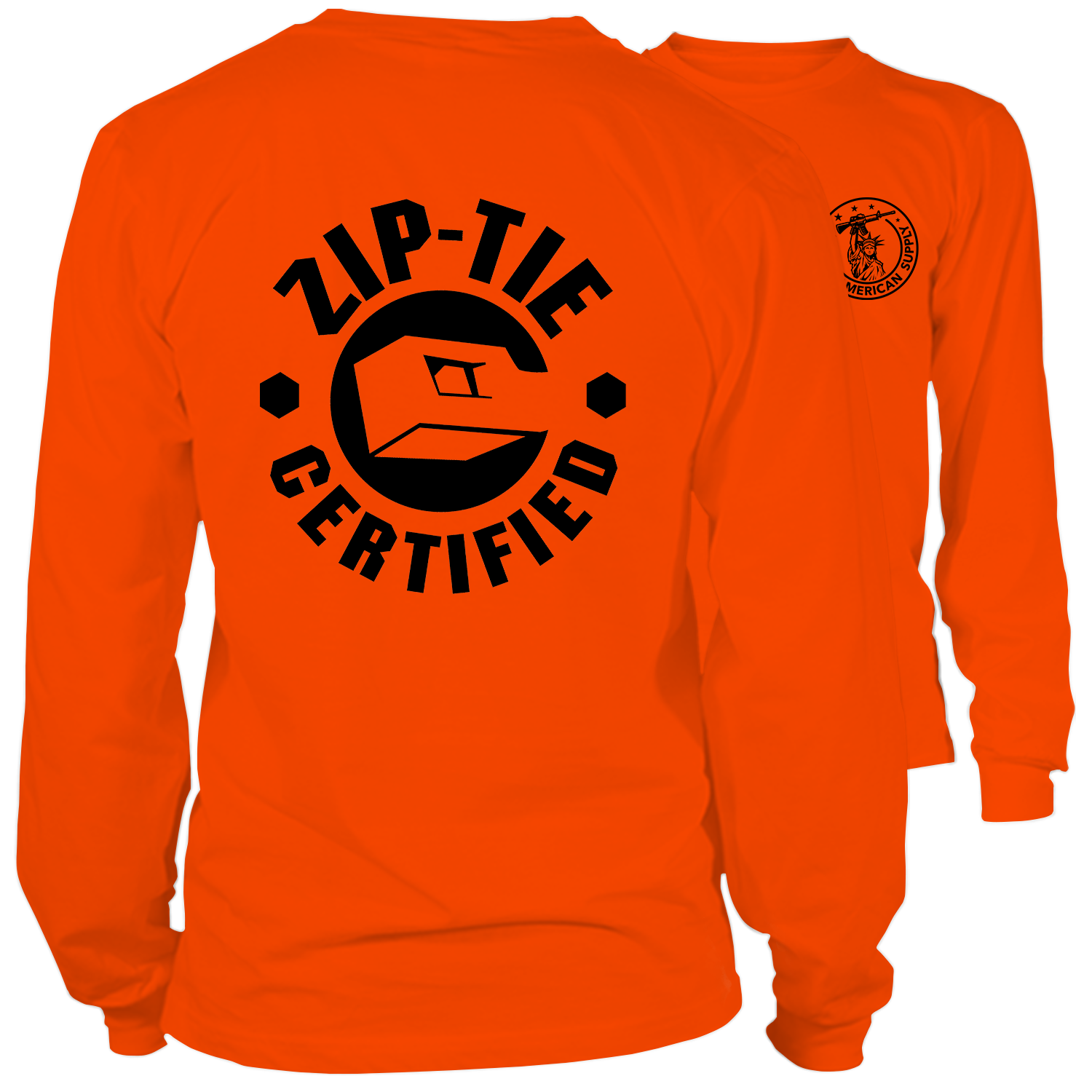 Zip Tie - Long Sleeve Hi-Vis T-Shirt