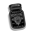 'Merica Moonshine Decal