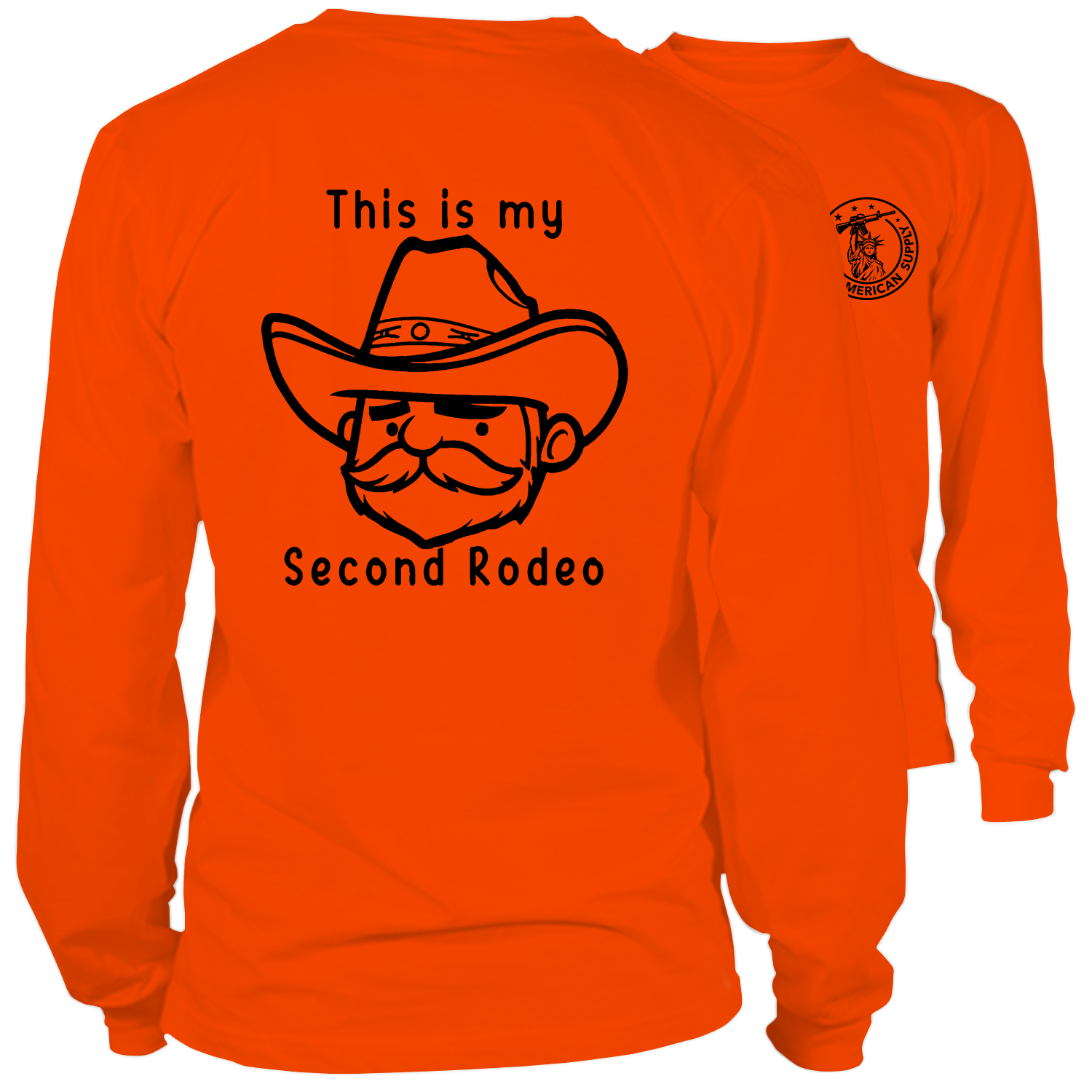 My Second Rodeo - Long Sleeve Safety Hi-Vis Shirt