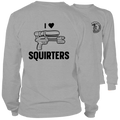 I Love Squirters - Long Sleeve Heather Gray
