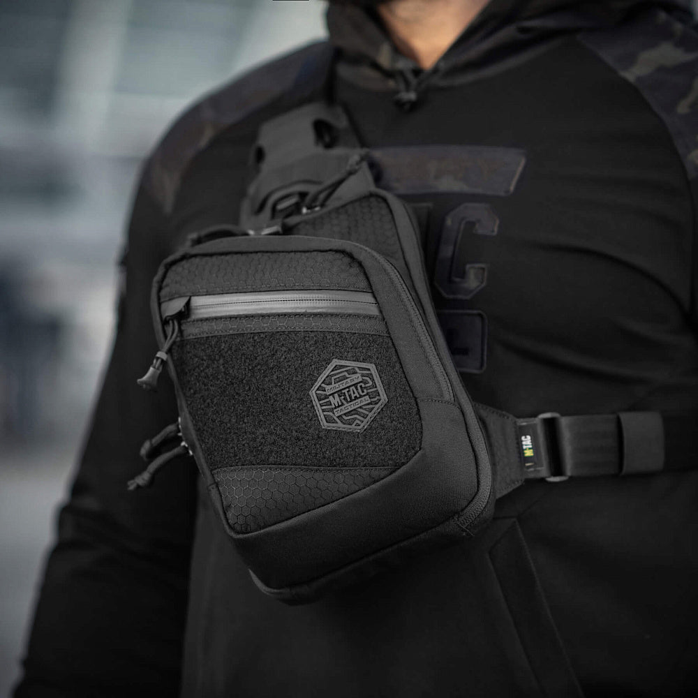 M-Tac Sling Pistol Bag Hex with Loop Panel