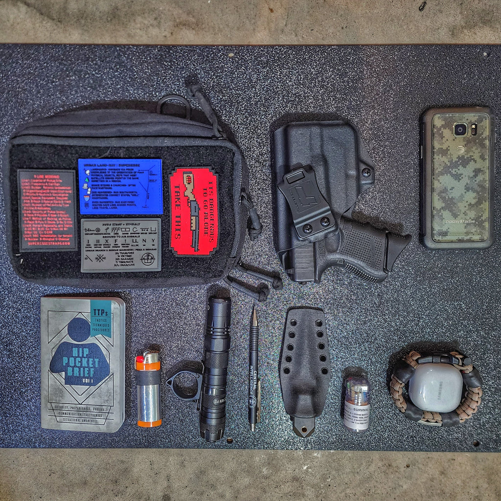 Storage Pocket Patch - Urban Land-Nav w/ Strip Map Diagram and Contingency Navigation Tactics