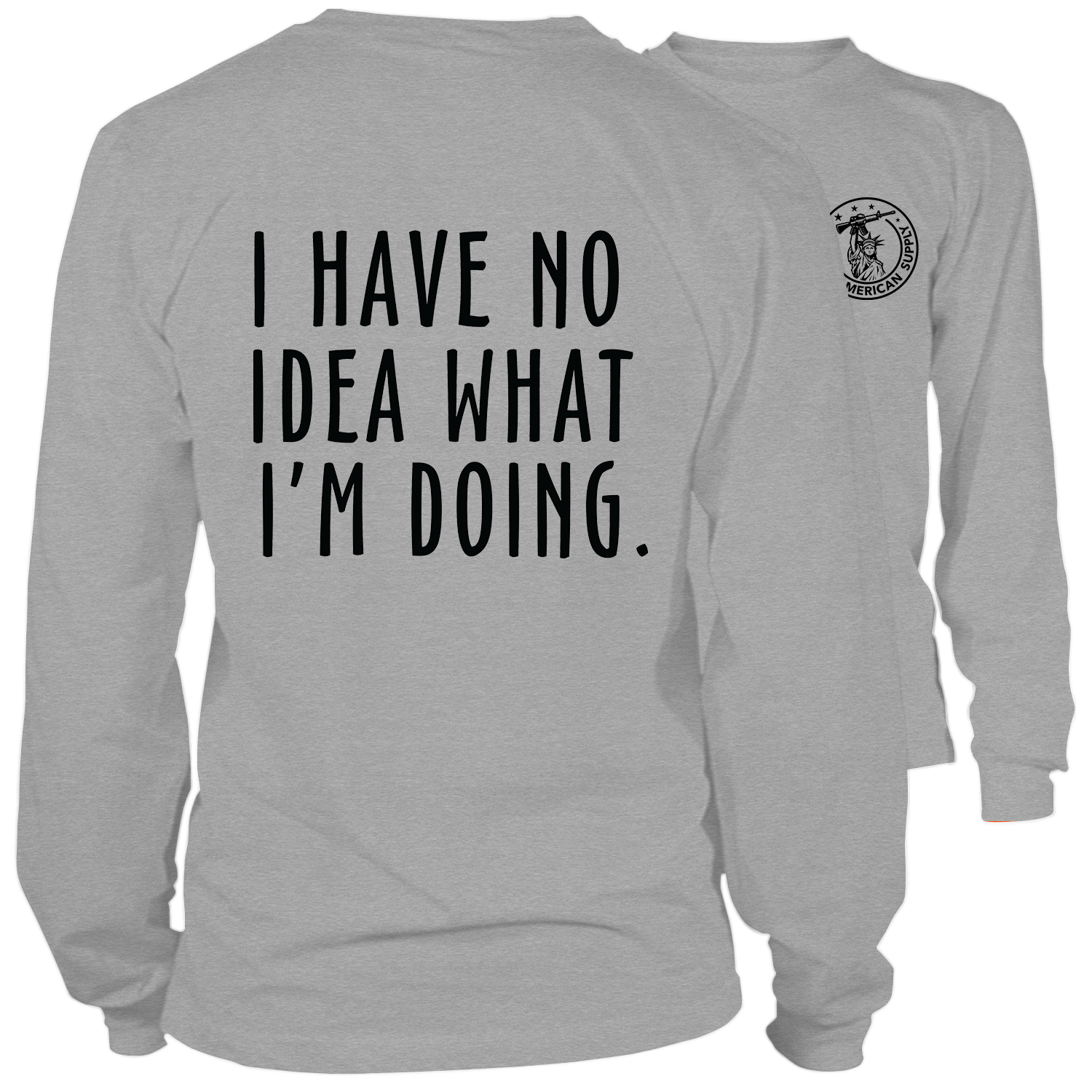 No Idea What I'm Doing- Long Sleeve Safety Hi-Vis T-Shirt