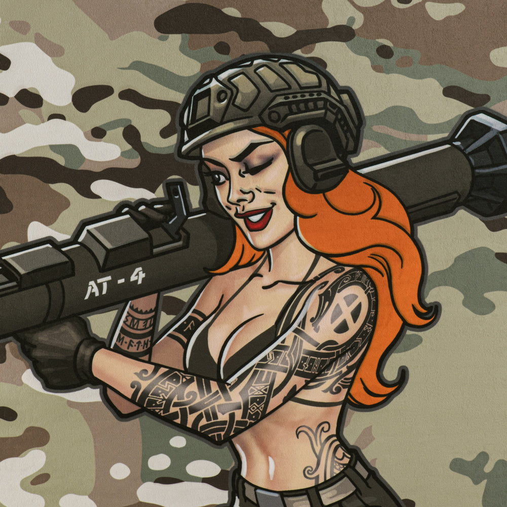 M-Tac Patch Panel Tactical Girl AT-4 900×1300