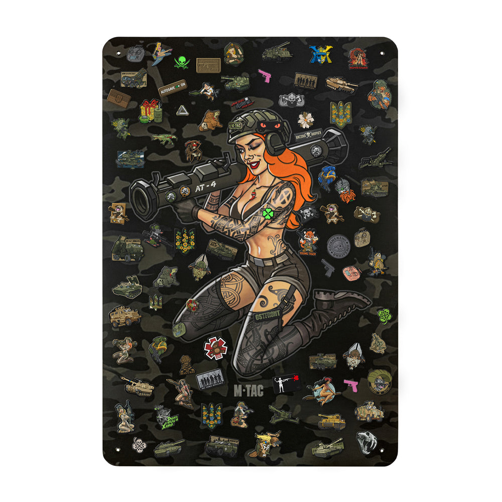 M-Tac Patch Panel Tactical Girl AT-4 900×1300