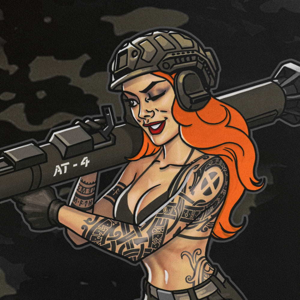 M-Tac Patch Panel Tactical Girl AT-4 900×1300