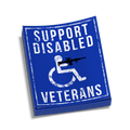 Support Disabled Veterans - Hard Hat Decal