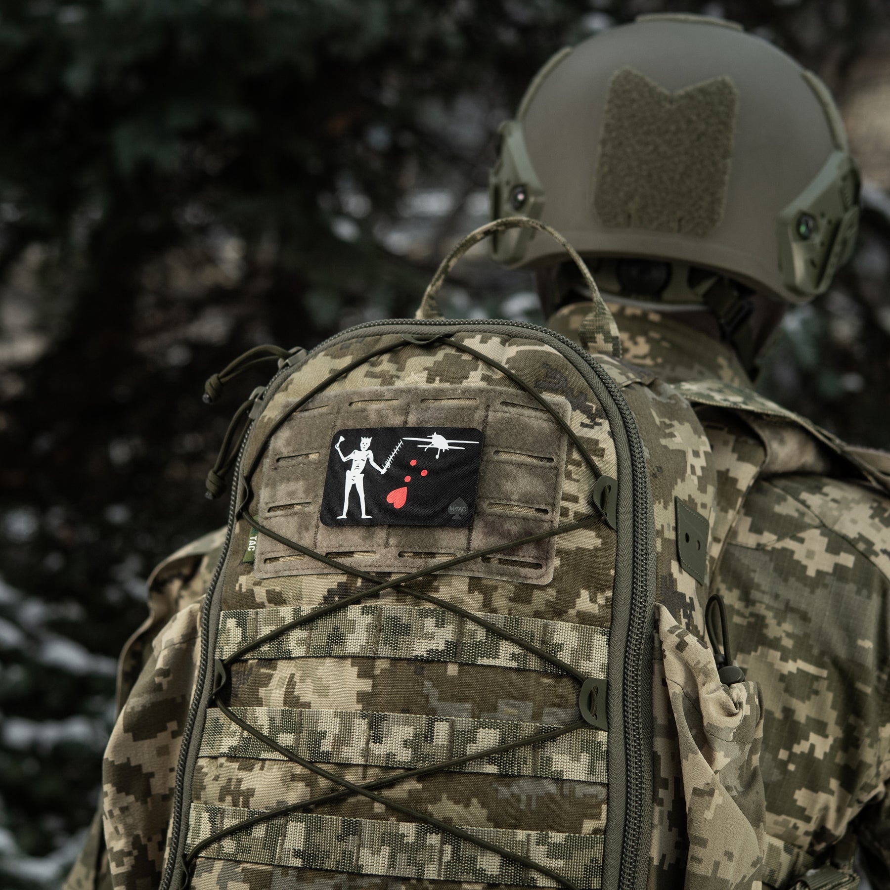 M-Tac Patch Flag Black Beard