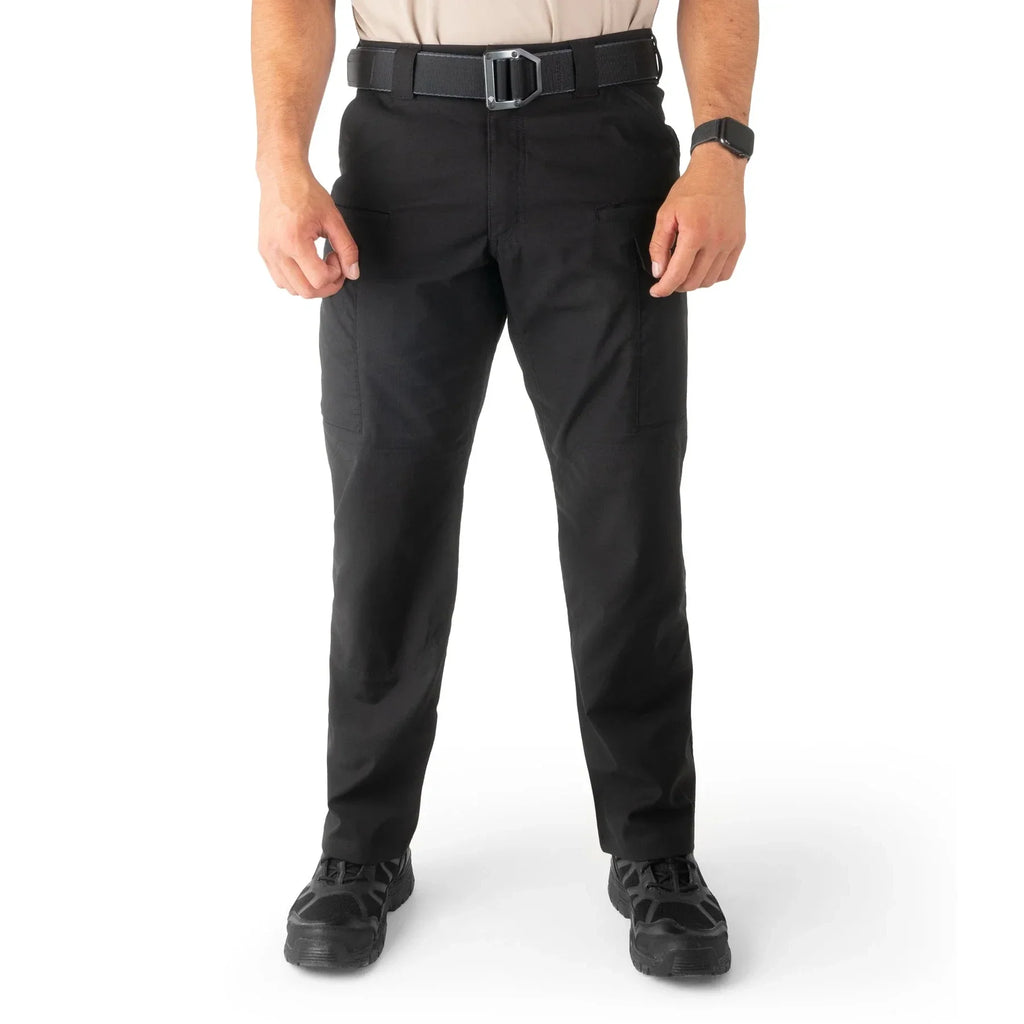 First Tactical | V2 Tactical Pants – Black - Men's Micro Ripstop Fabric, Double-Dyed for Color-Fastness, DWR Water Repellent Finish
