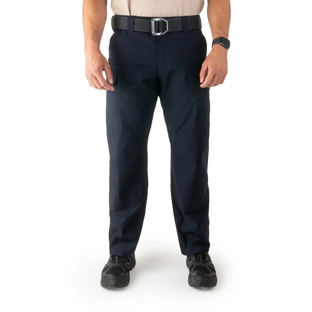 First Tactical | V2 Tactical Pants – Navy - Men's Micro Ripstop Fabric, Double-Dyed for Color-Fastness, DWR Water Repellent Finish