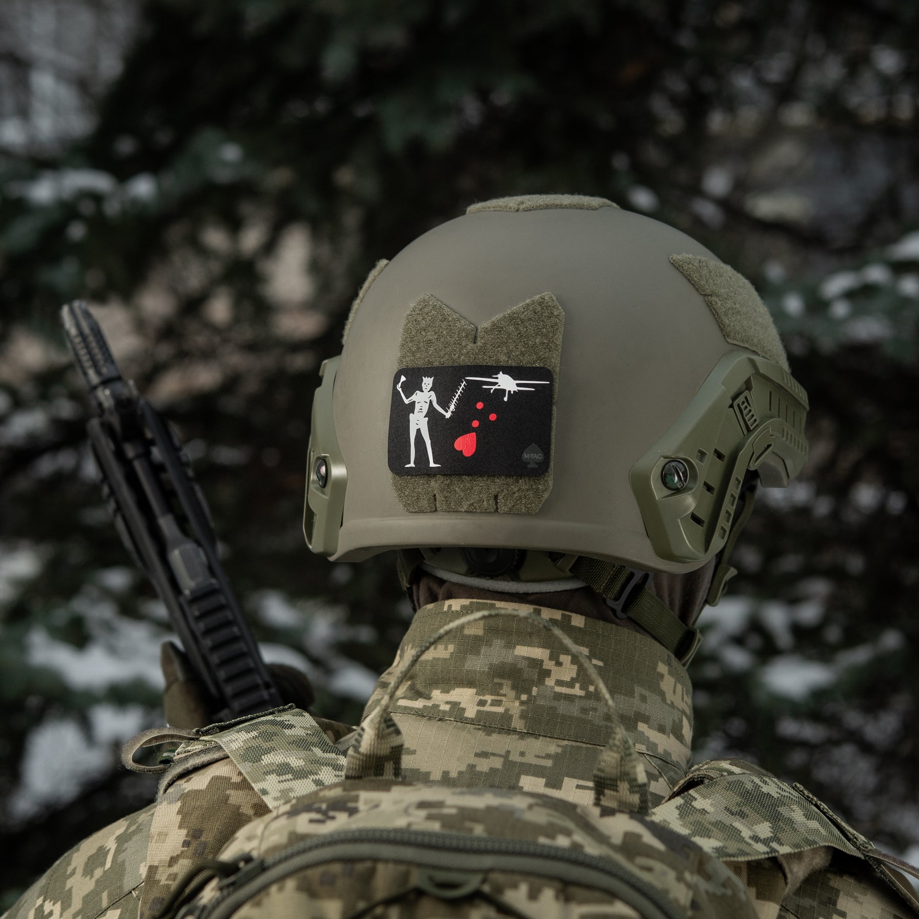 M-Tac Patch Flag Black Beard