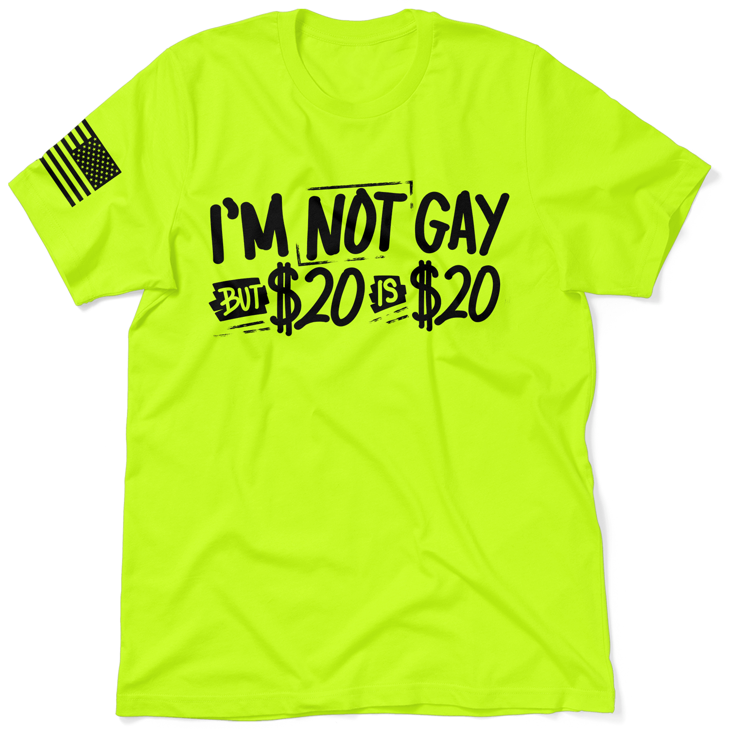 I'm Not Gay - Safety Orange T-Shirt