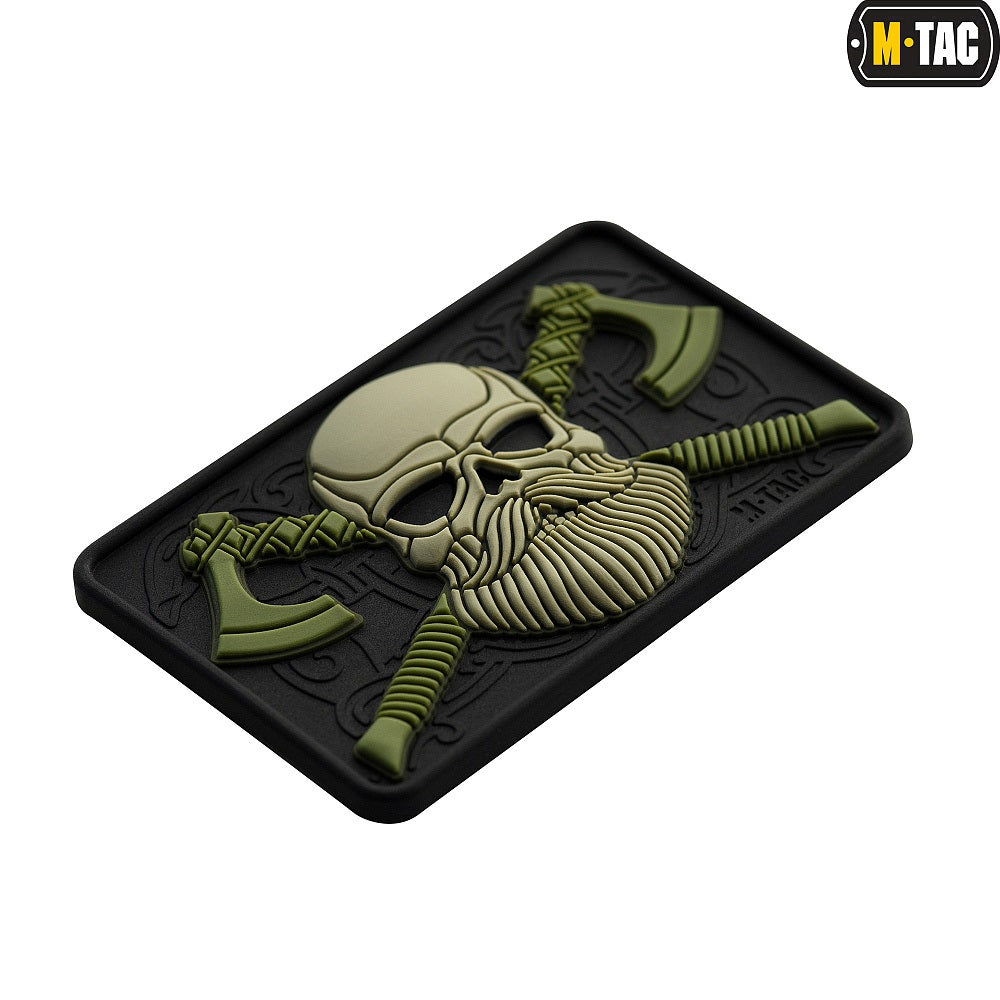 M-Tac Bearded Skull with Axes 3D PVC