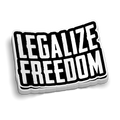 Legalize Freedom Hard Hat Decal