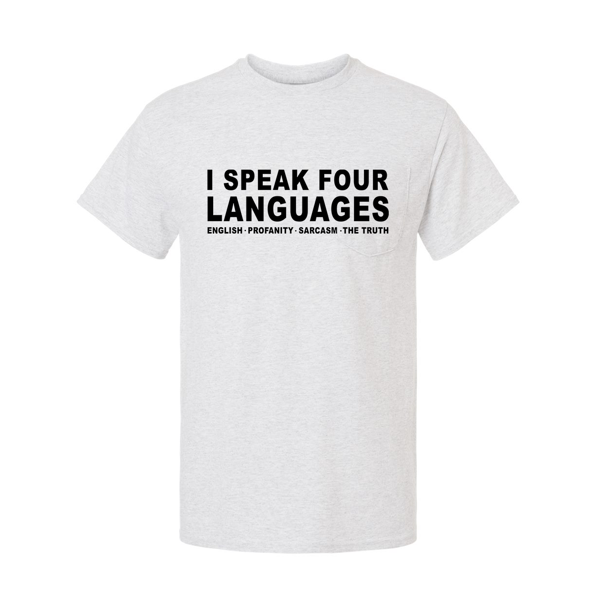 Four Languages - Safety Yellow Hi-Vis T-Shirt