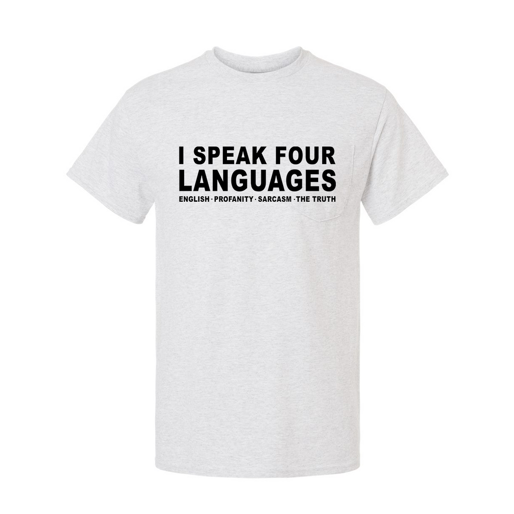 Four Languages - Safety Yellow Hi-Vis T-Shirt
