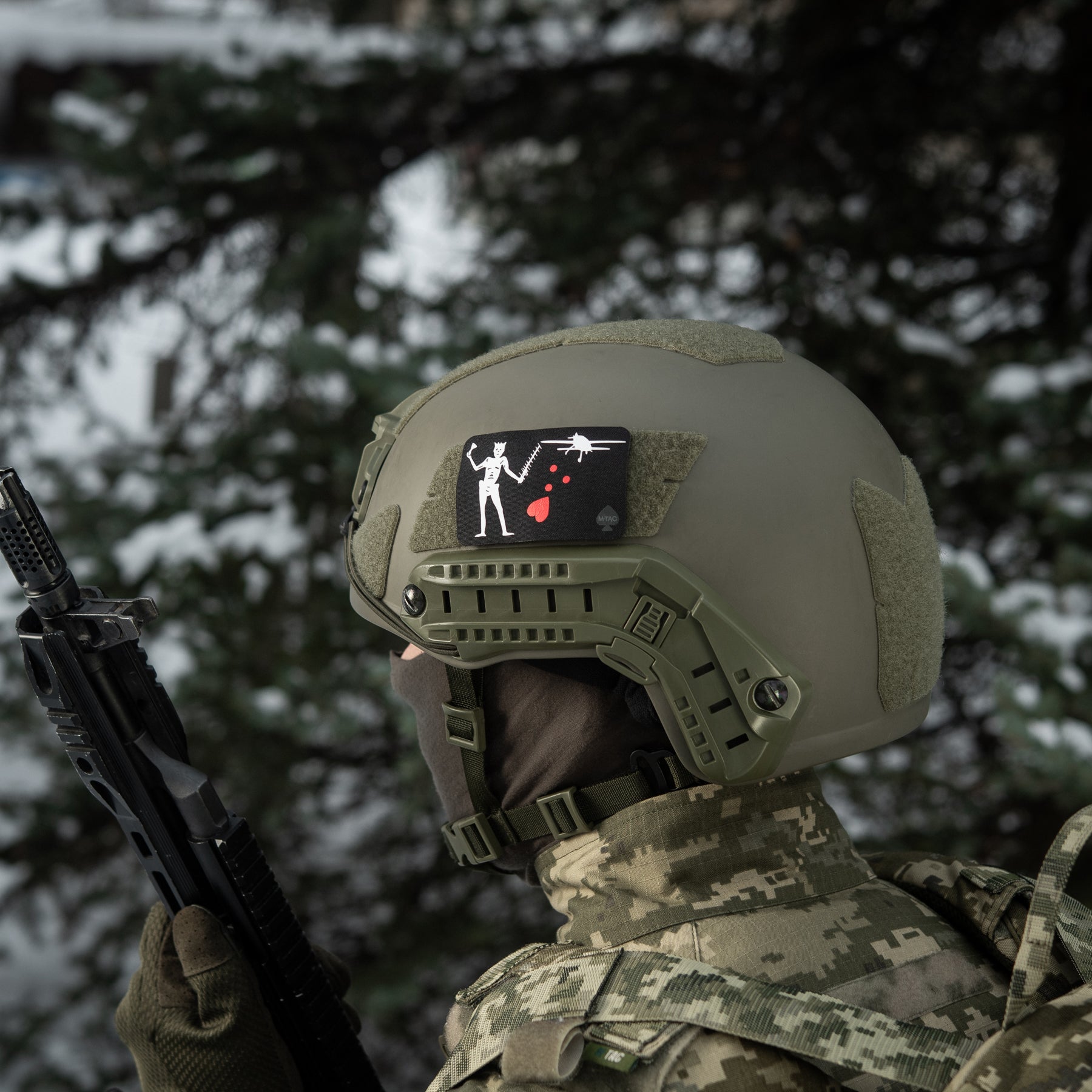 M-Tac Patch Flag Black Beard