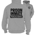 Prison Inmate - Heather Gray Hoodie Workwear