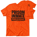 Prison Inmate - Safety Orange Hi-Vis T-Shirt