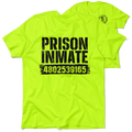 Prison Inmate - Safety Yellow Hi-Vis T-Shirt