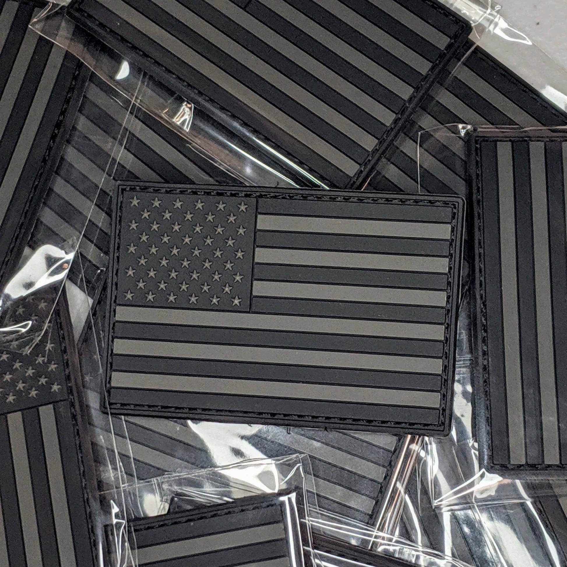 American Flag Subdued PVC Patch