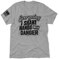 Shake Hands With Danger - Heather Gray T-Shirt