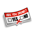 Are You Drunk? Hard Hat Decal