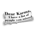 Karma Hard Hat Decal