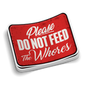 Do Not Feed - Hard Hat Decal
