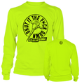 Blue Collar George Shut It - Long Sleeve Safety Hi-Vis T-Shirt