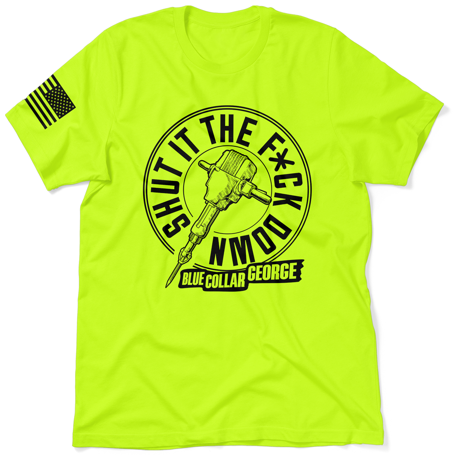 Blue Collar George Shut It - Safety T-Shirt