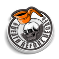 Death Before Decaf Hard Hat Sticker