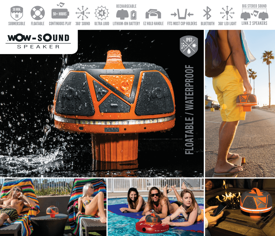 WOW Sports WOW-SOUND Speaker (17-9001)