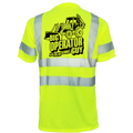 Blue Collar George Big Operator - Reflective Safety T-Shirt