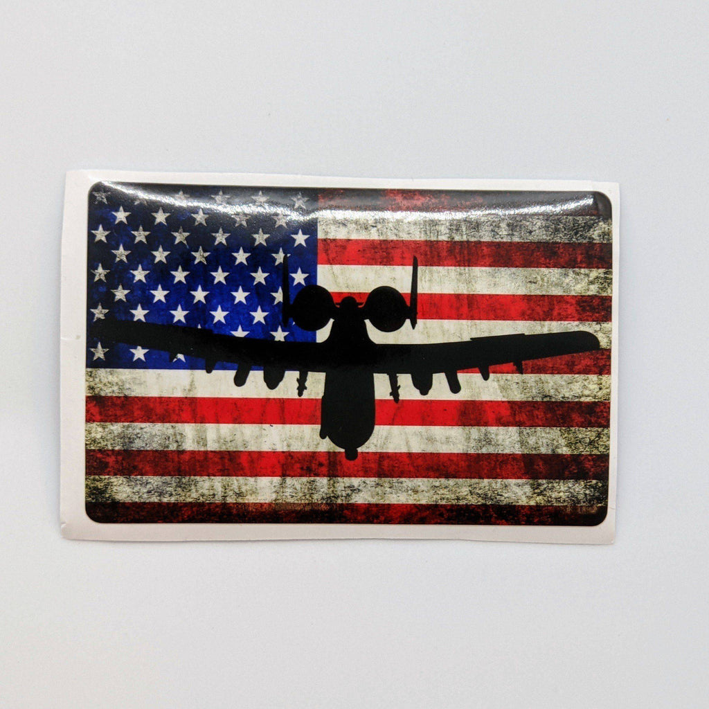 A-10 Warthog - American Flag Decal