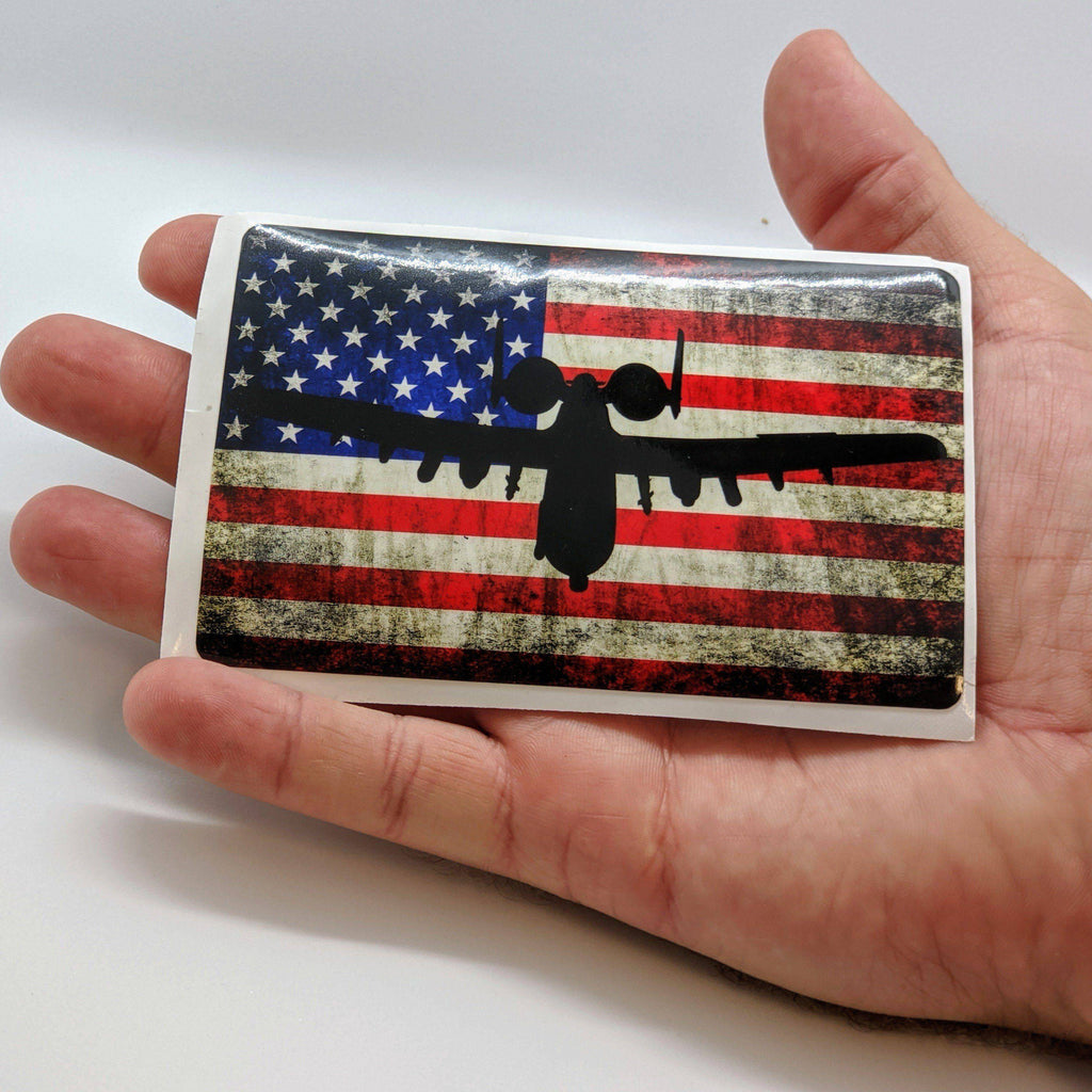 A-10 Warthog - American Flag Decal