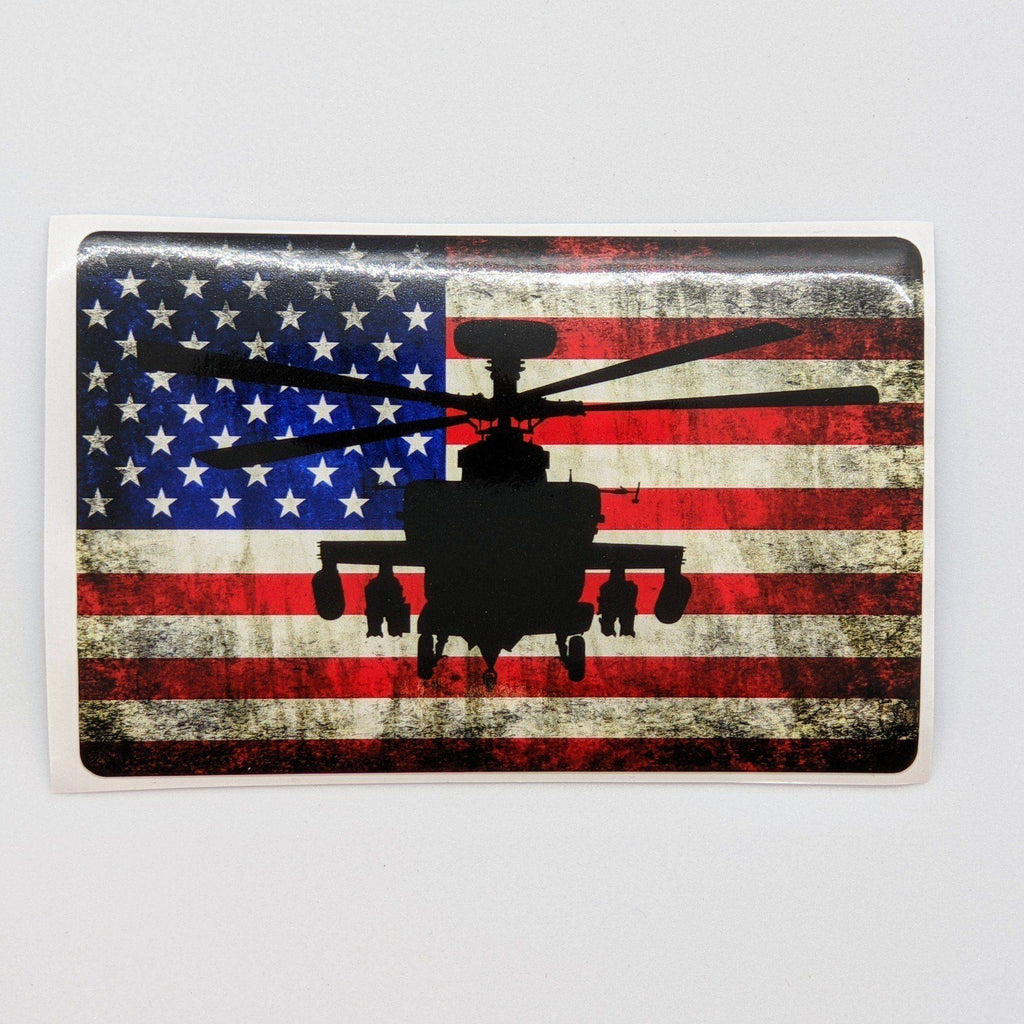 AH-64 Apache - American Flag Decal