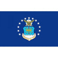 USAF Flag - 3' x 5' - Air Force - 1 Sided - Super Poly