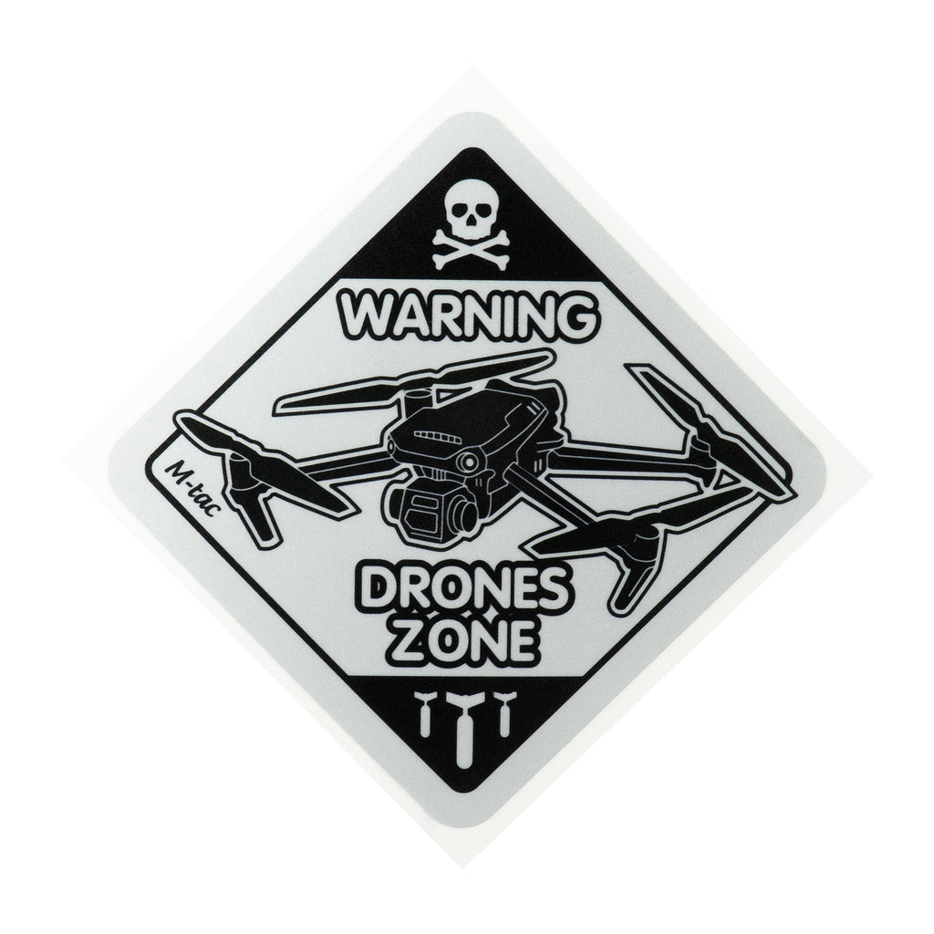 M-Tac Sticker Drones Zone Reflective Large