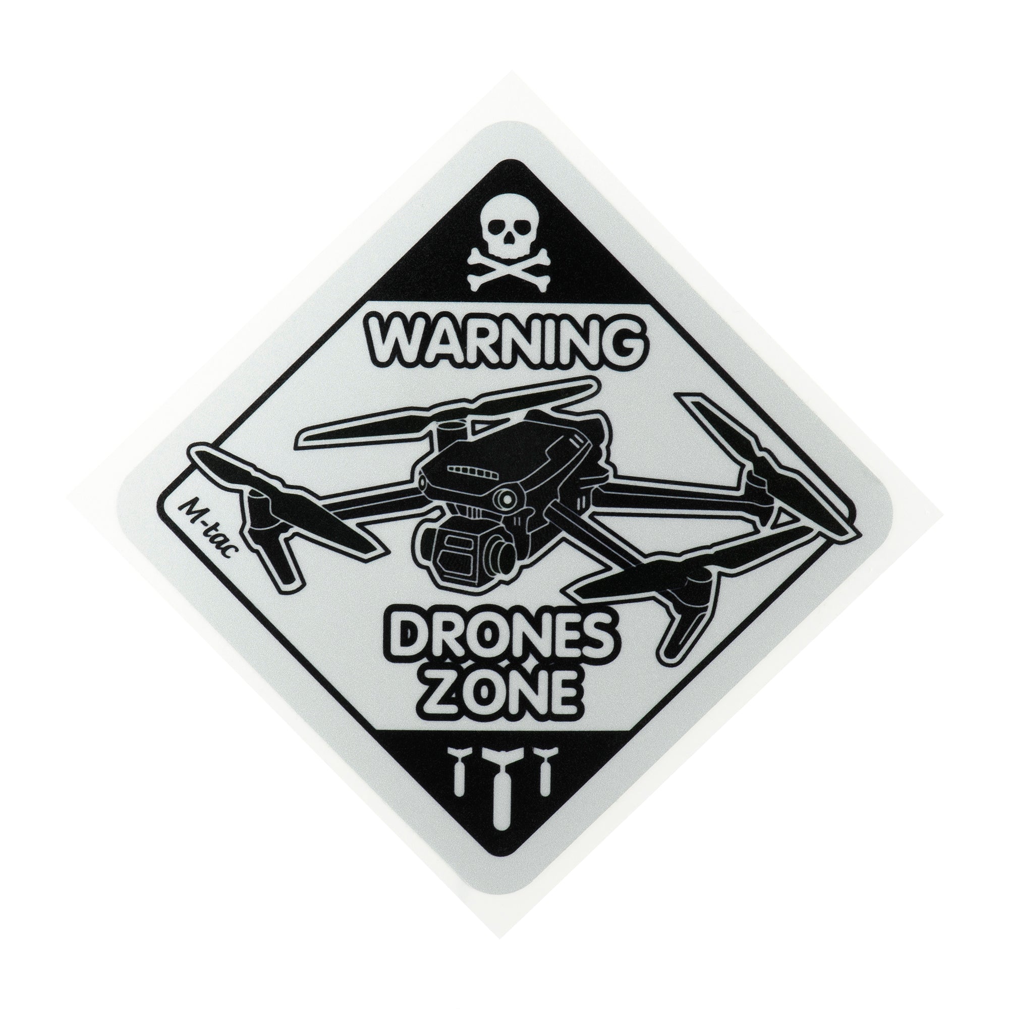M-Tac Sticker Drones Zone Reflective Large