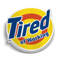 Tired - Hard Hat Decal