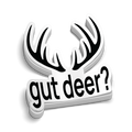 Gut Deer? Hard Hat Decal