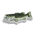 Largemouth Hard Hat Decal