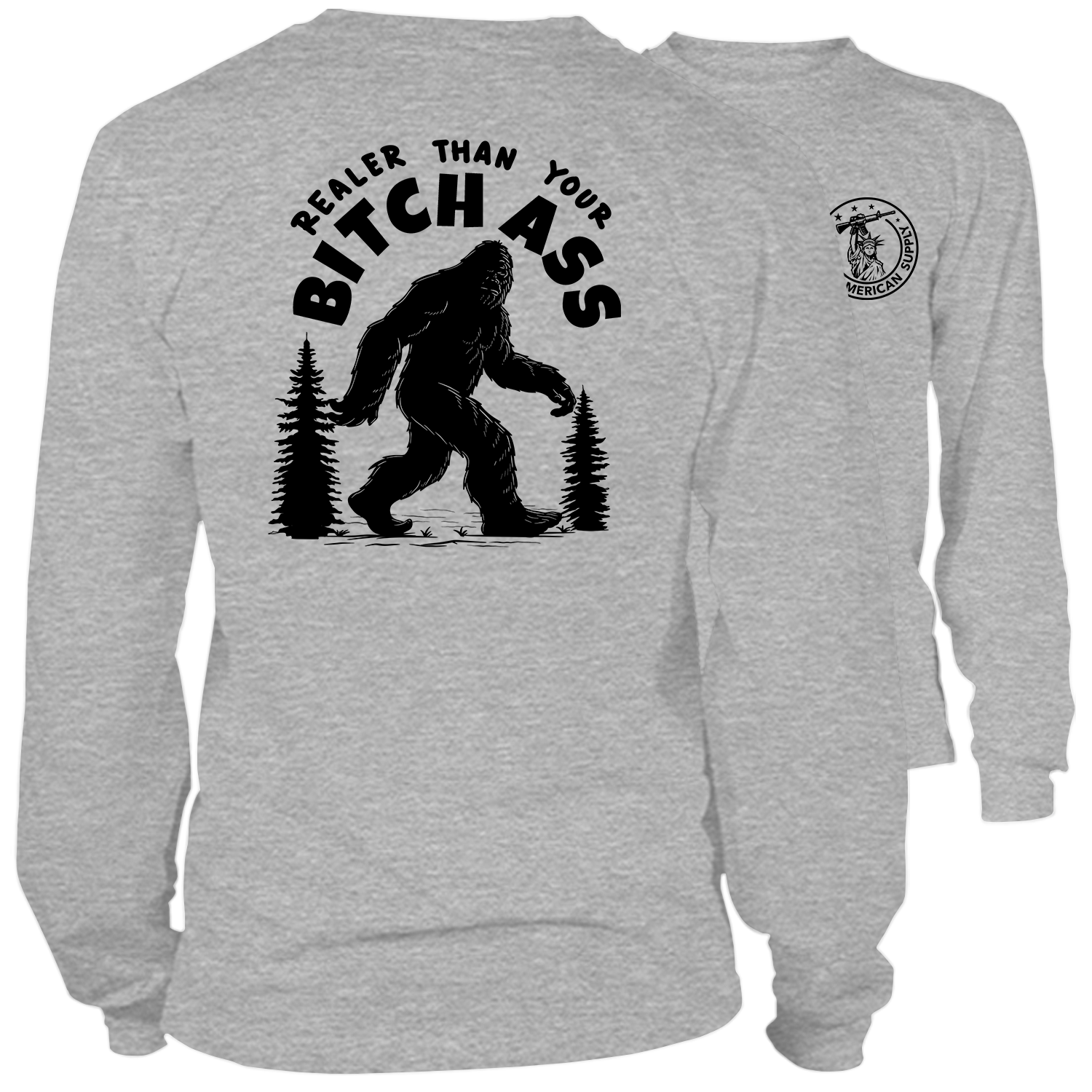 Realer Than You - Long Sleeve Safety Hi-Vis T-Shirt