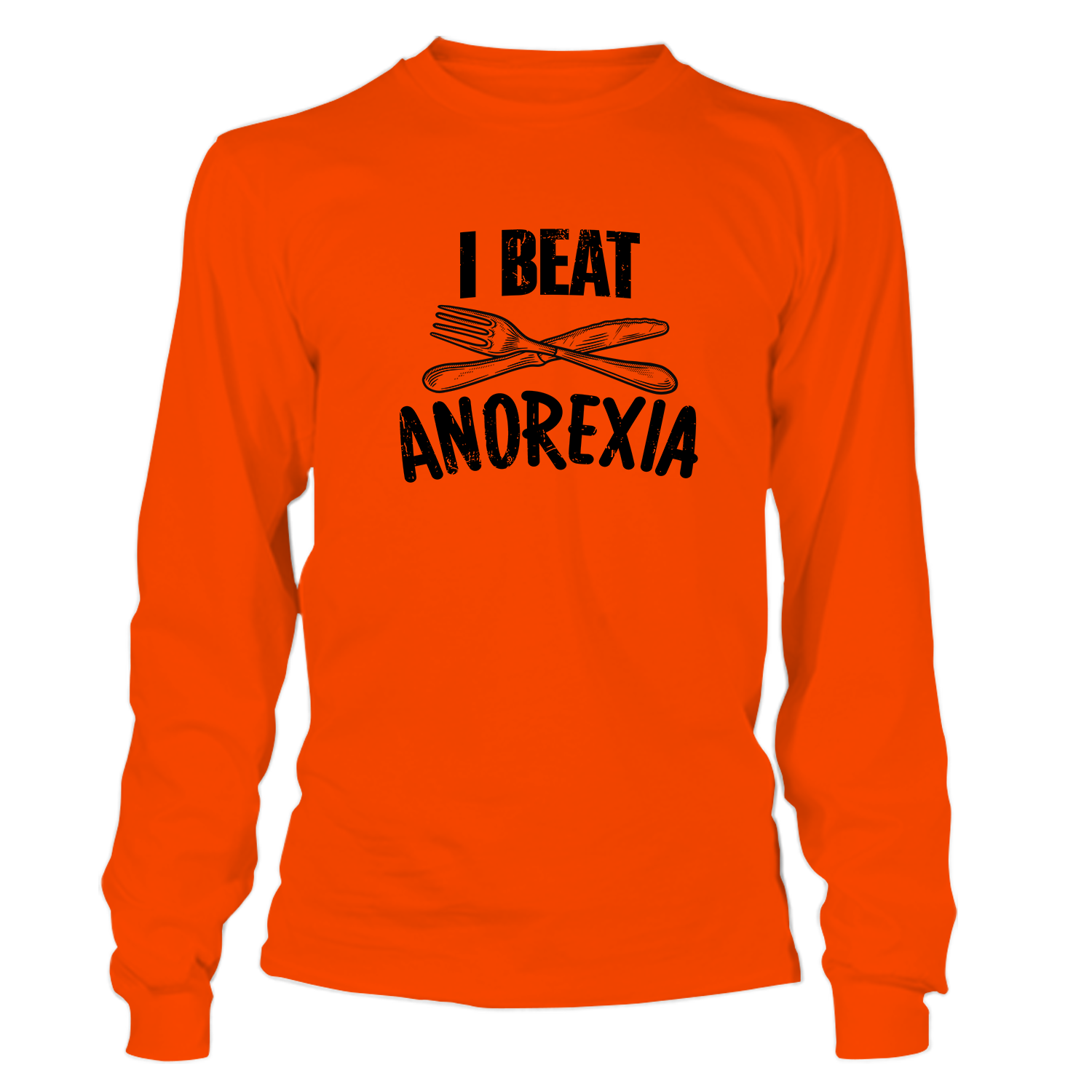 Beat Anorexia - Long Sleeve Safety Hi-Vis T-Shirt