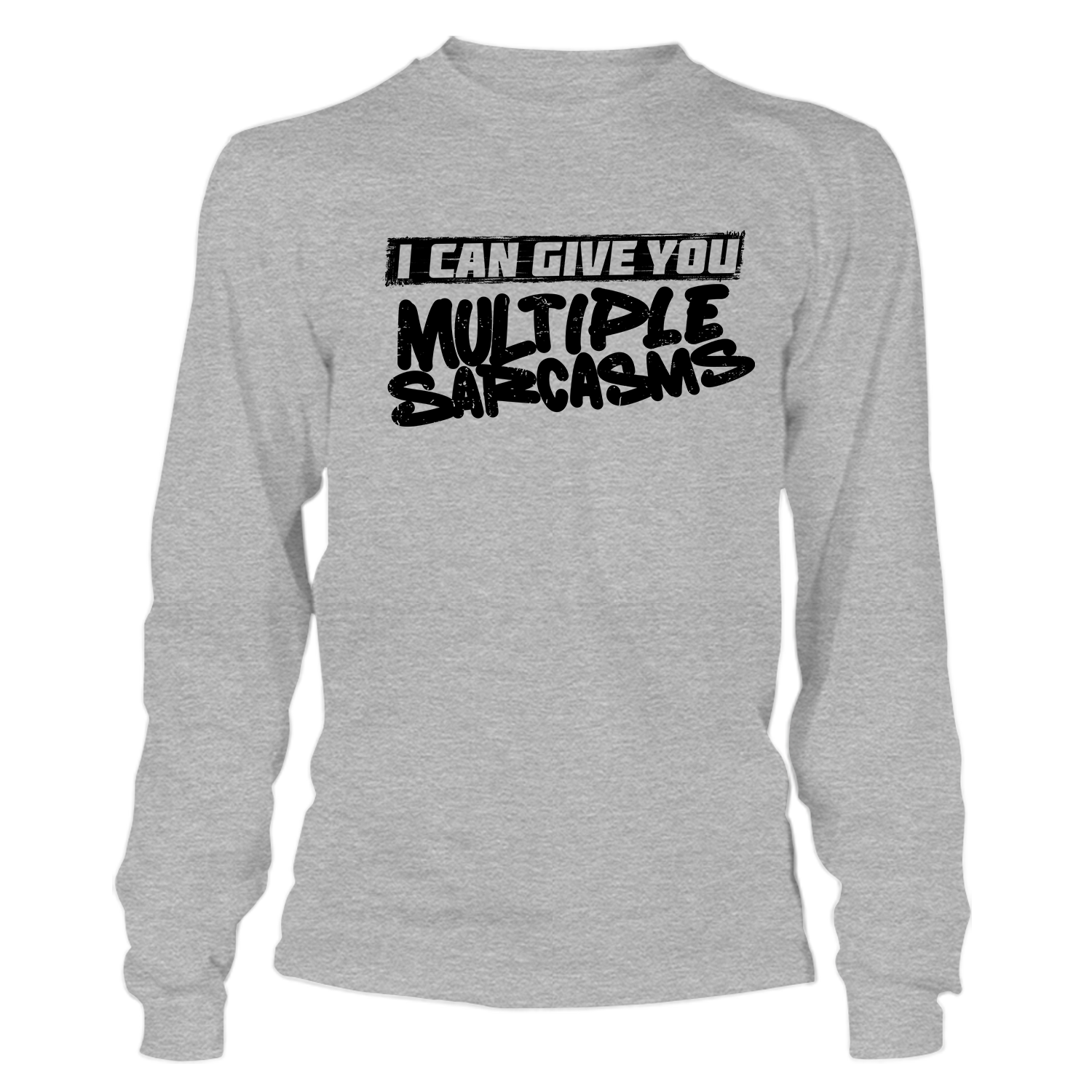Multiple Sarcasms - Long Sleeve Safety Hi-Vis T-Shirt